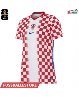 Günstige Kroatien Heimtrikot Damen WM 2026 Kurzarm